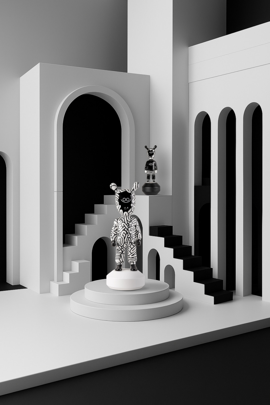 The Guest welcomes the playful interpretation of artist Juan Díaz-Faes