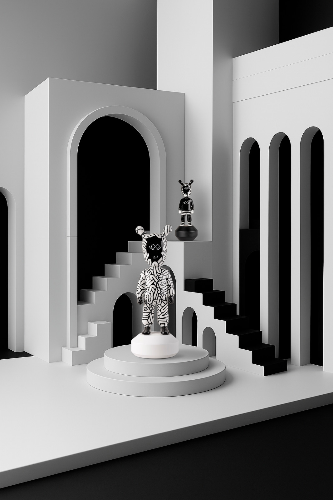 Expanding its role as a porcelain canvas for creative expression, The Guest by Lladró welcomes the playful interpretation of artist Juan Díaz-Faes