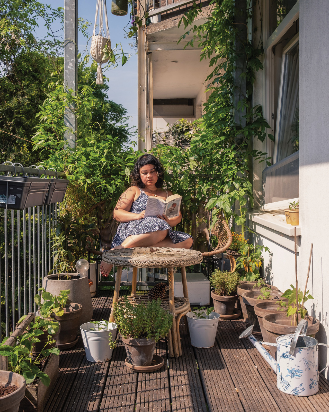 The author while at home (Photo: Wesley Verhoeve)
