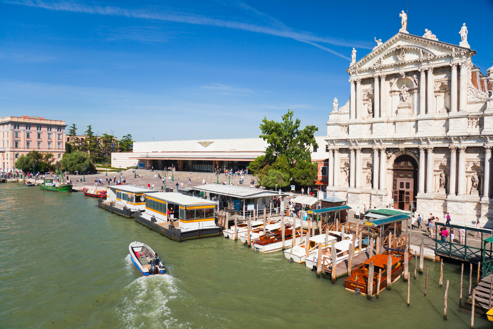 Venezia Santa Lucia train station in Venice, Italy