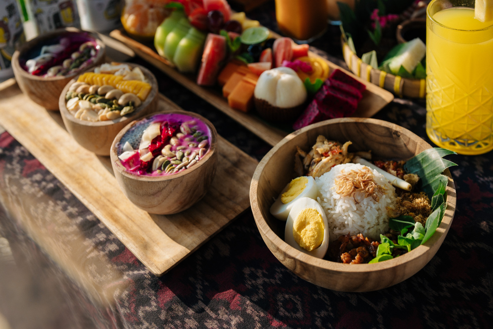 Hidangan lezat dengan nutrisi yang baik dapat disantap di Tabia Restaurant