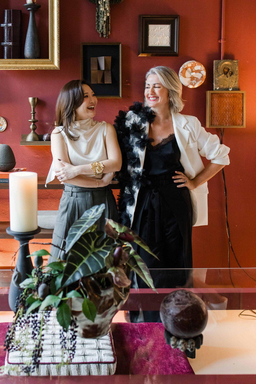 Venetia Gu (left) and Aisha Hillary-Morgan (right), co-founders of the women-led studio Atelier V&A