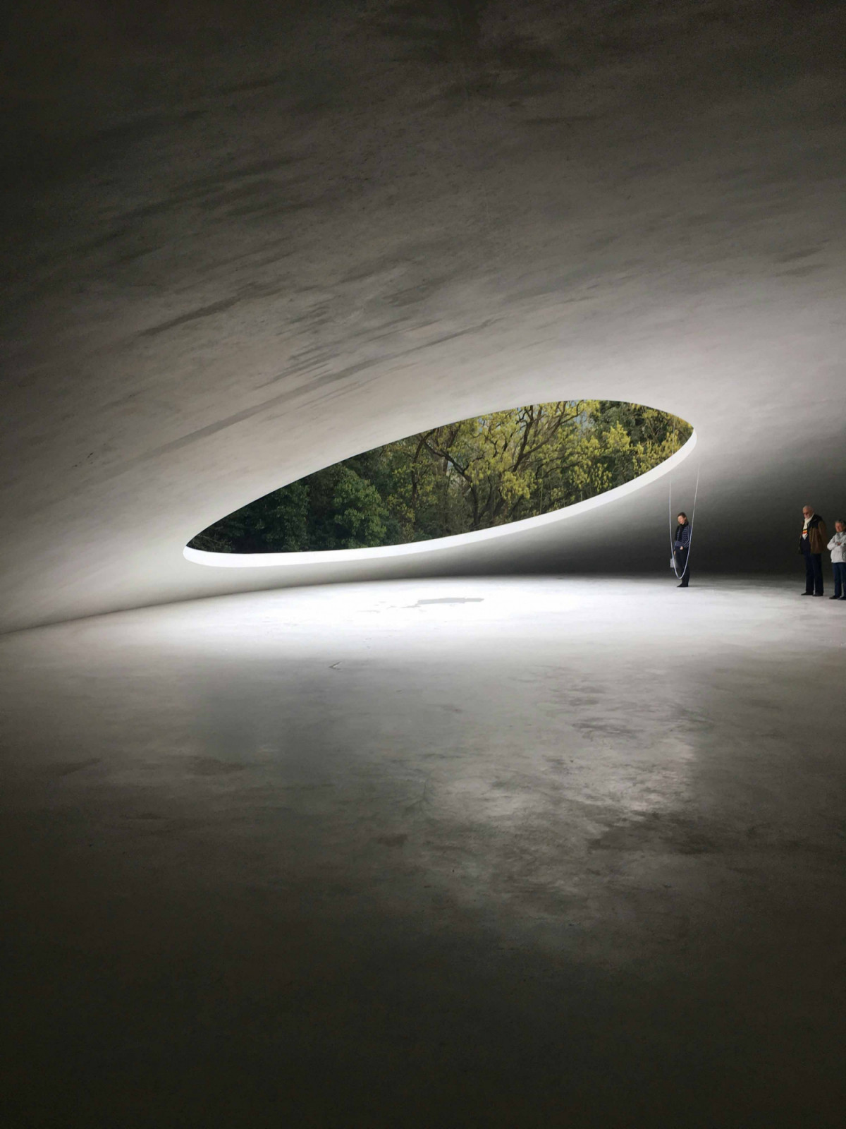 The interior of the Teshima Art Museum by Japanese architect Ryue Nishizawa. (Photo: Denis Kovalev for Unsplash)