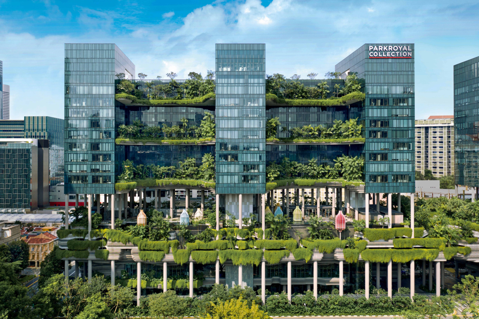 Parkroyal Collection Pickering by Woha Architects. (Photo: Bed Images)