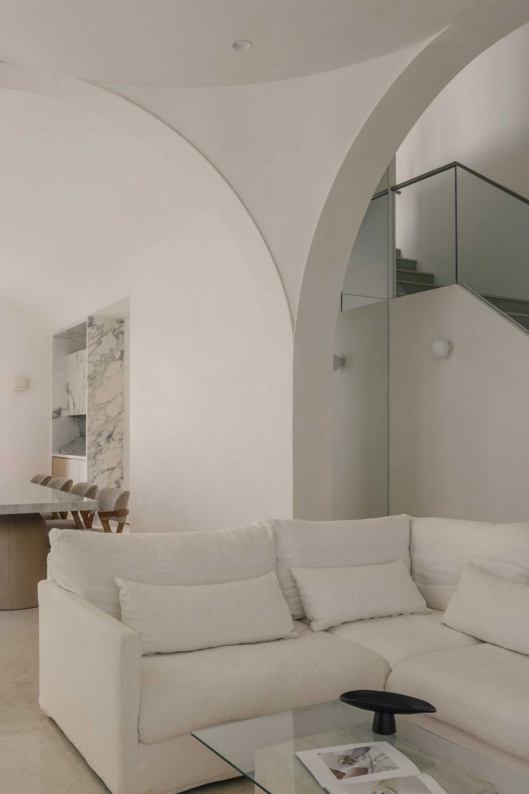 They also foster visual continuity by leading the eye through the different spaces