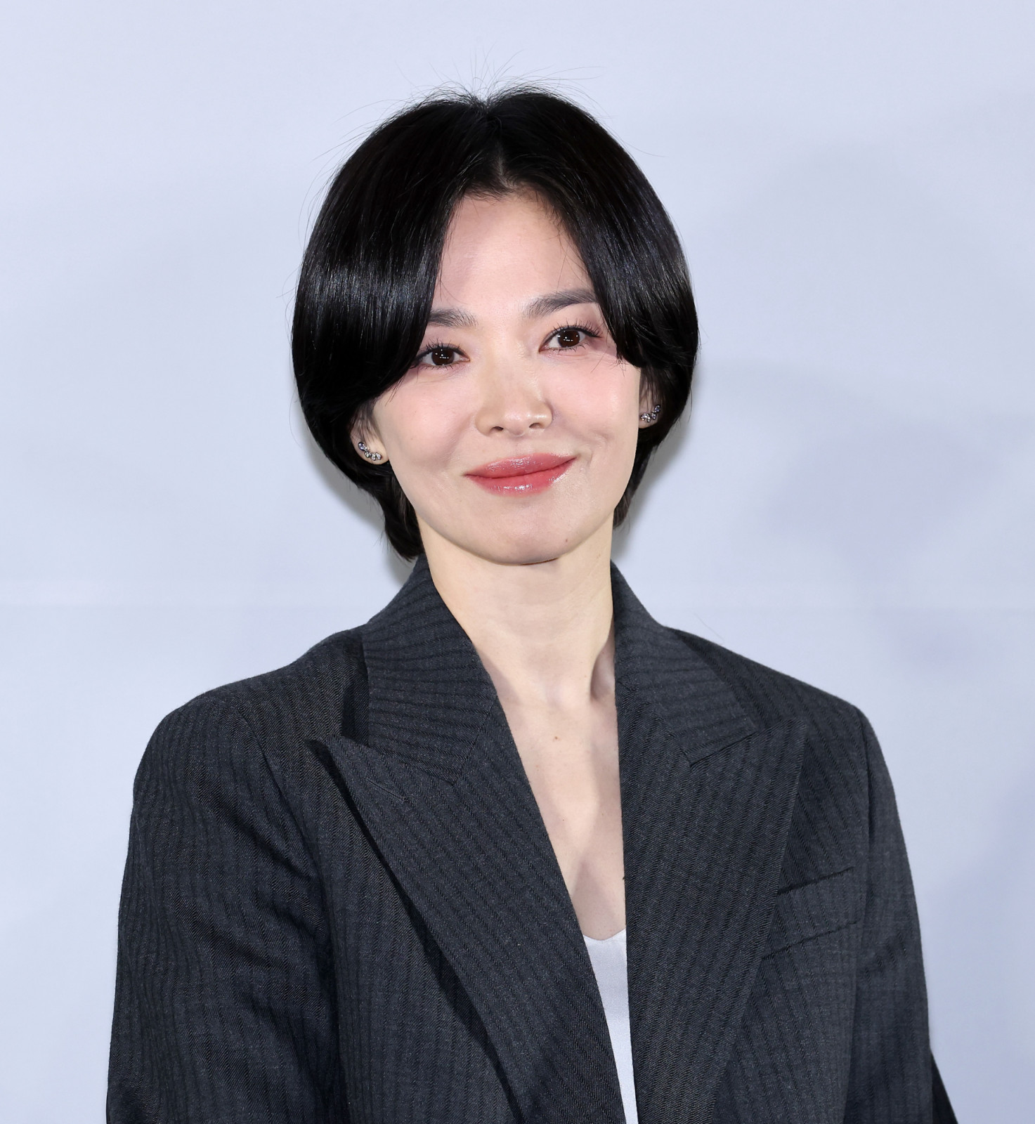 SEOUL, SOUTH KOREA - JANUARY 20: South Korean actress Song Hye-Kyo attends the press screening for "Dark Nuns" at Megabox COEX on January 20, 2025 in Seoul, South Korea. (Photo by Han Myung-Gu/WireImage)