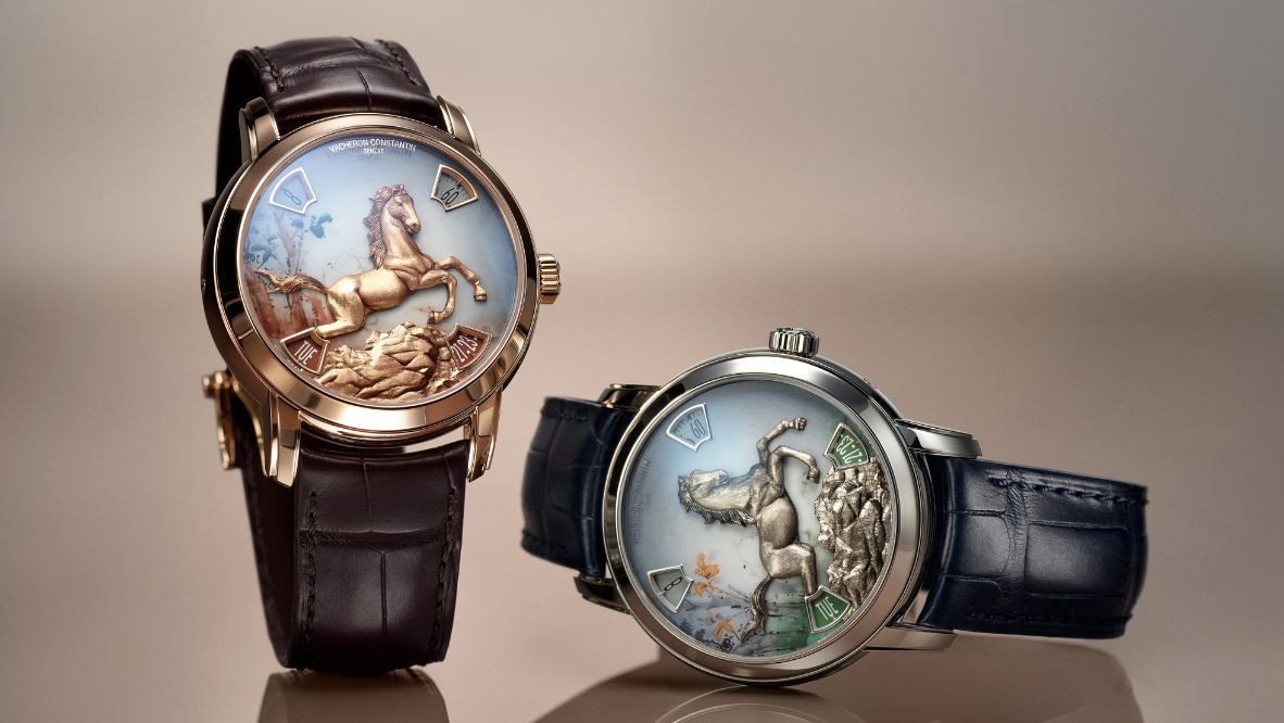 Vacheron Constantin Metiers d’Art Year of the Horse pink gold and platinum