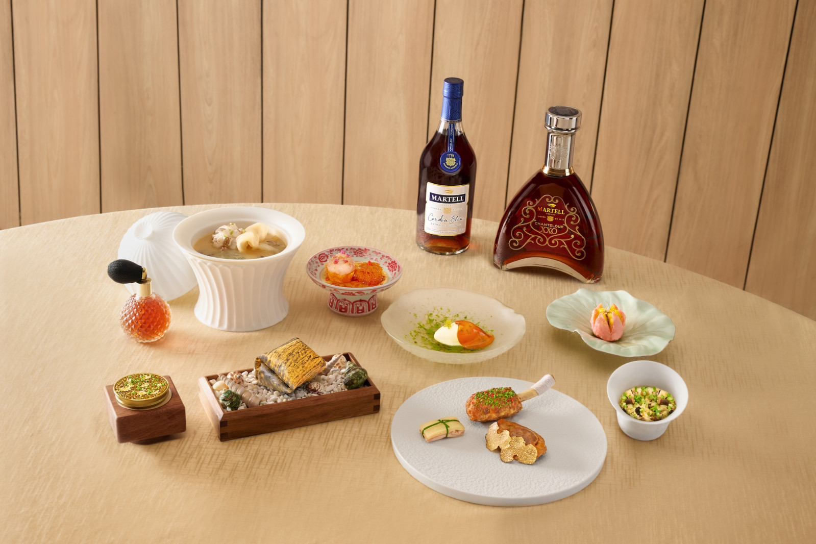 Peach Blossom’s CNY menu, infused with Martell