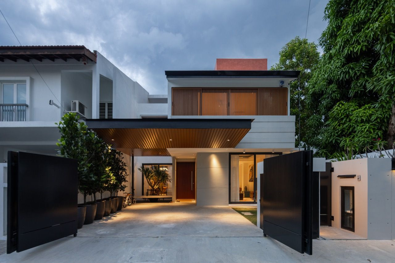 The 40-year-old terrace house in Ampang Hilir, reimagined by NDC Design (Photo: Pixelaw Photography)