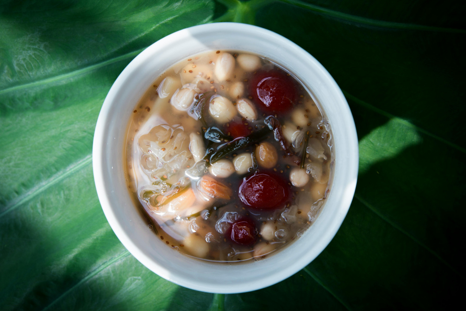 Rice balls in soup