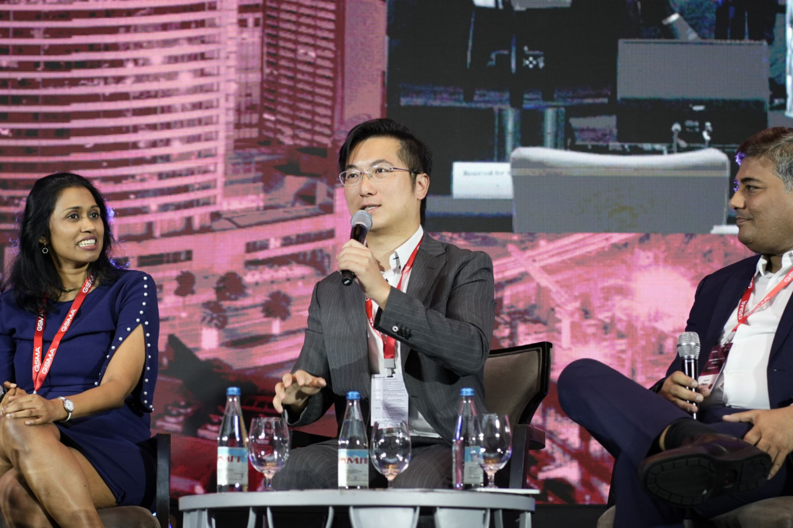 Roy Lim, the founder of Robocore, speaks at the GSMA Digital Nation Summit in Manila (Photo: Robocore Technology/LinkedIn)