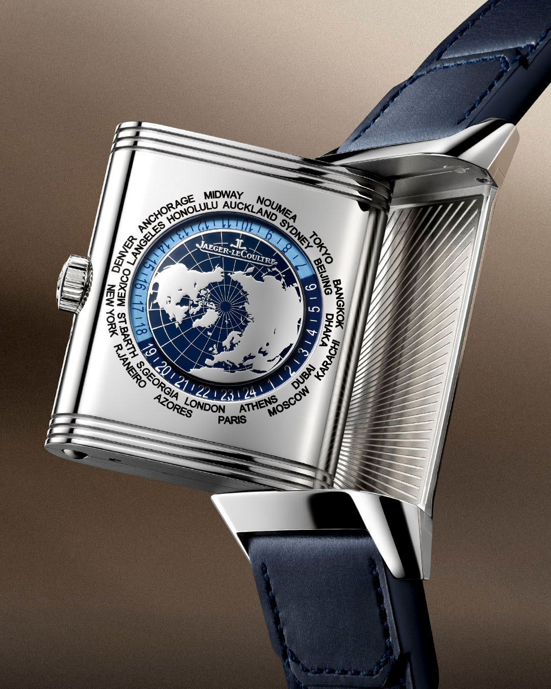 Jaeger-LeCoultre Reverso Tribute Geographic (Photo: courtesy of Jaeger-LeCoultre)
