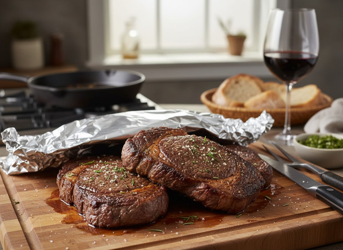 Some foods need to be rested after cooking—but remember that there aren’t strict guidelines as to how long