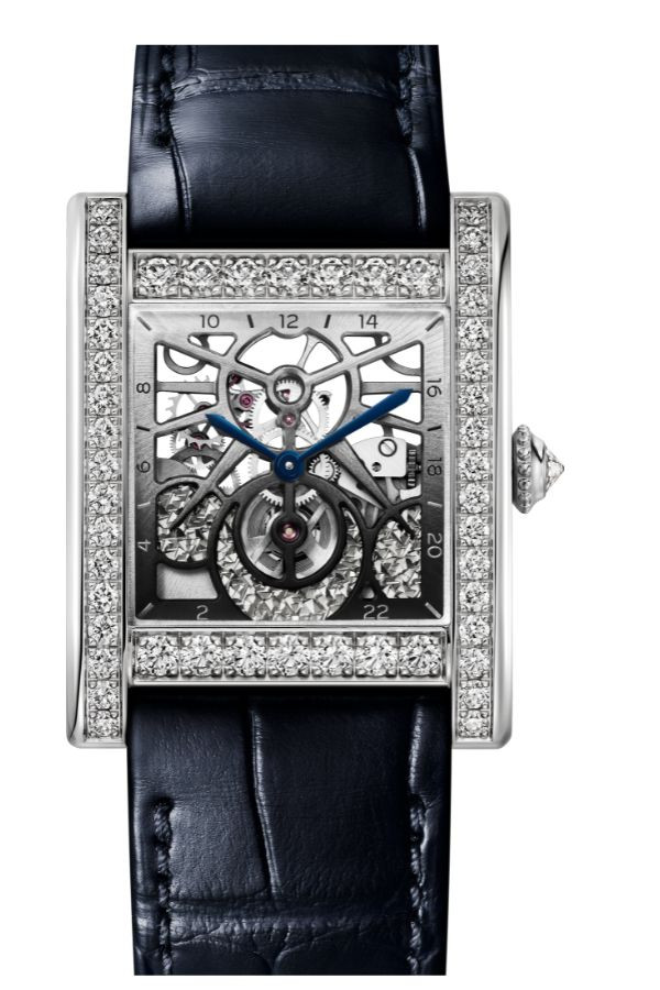 Cartier Tank Normale in platinum and diamonds