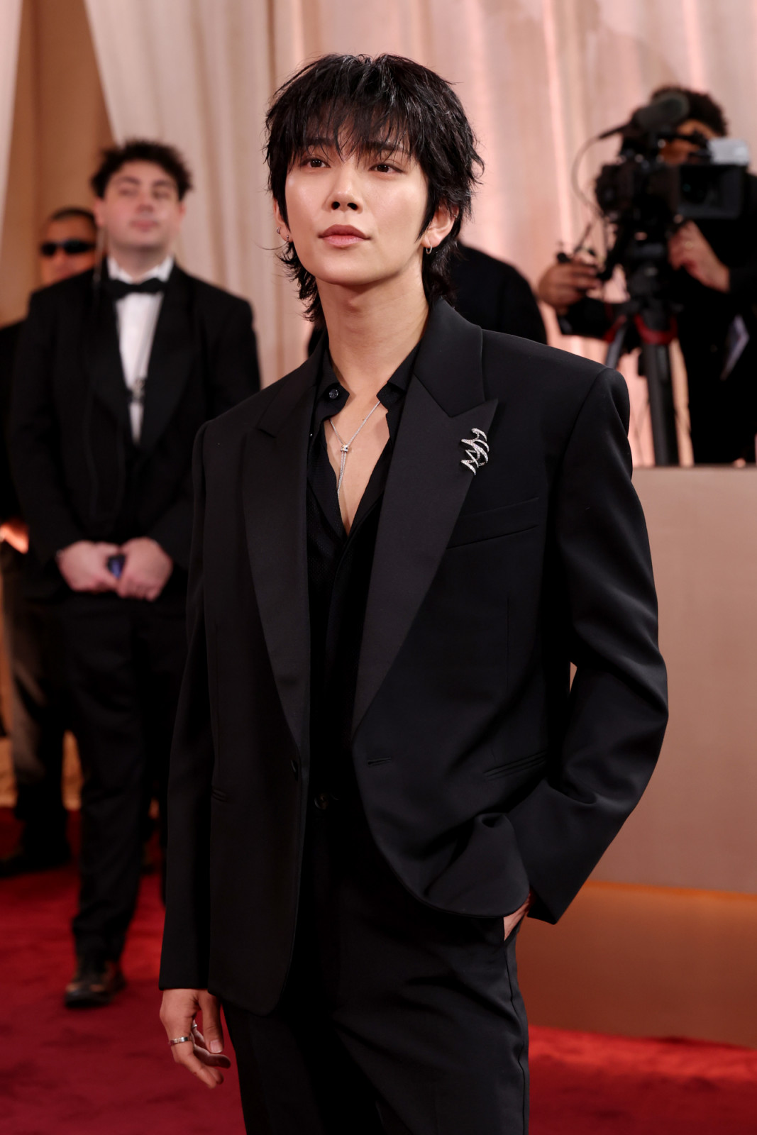 BEVERLY HILLS, CALIFORNIA - JANUARY 11: (FOR EDITORIAL USE ONLY) Joshua Hong attends the 83rd annual Golden Globe Awards at The Beverly Hilton on January 11, 2026 in Beverly Hills, California. (Photo by Frazer Harrison/WireImage)