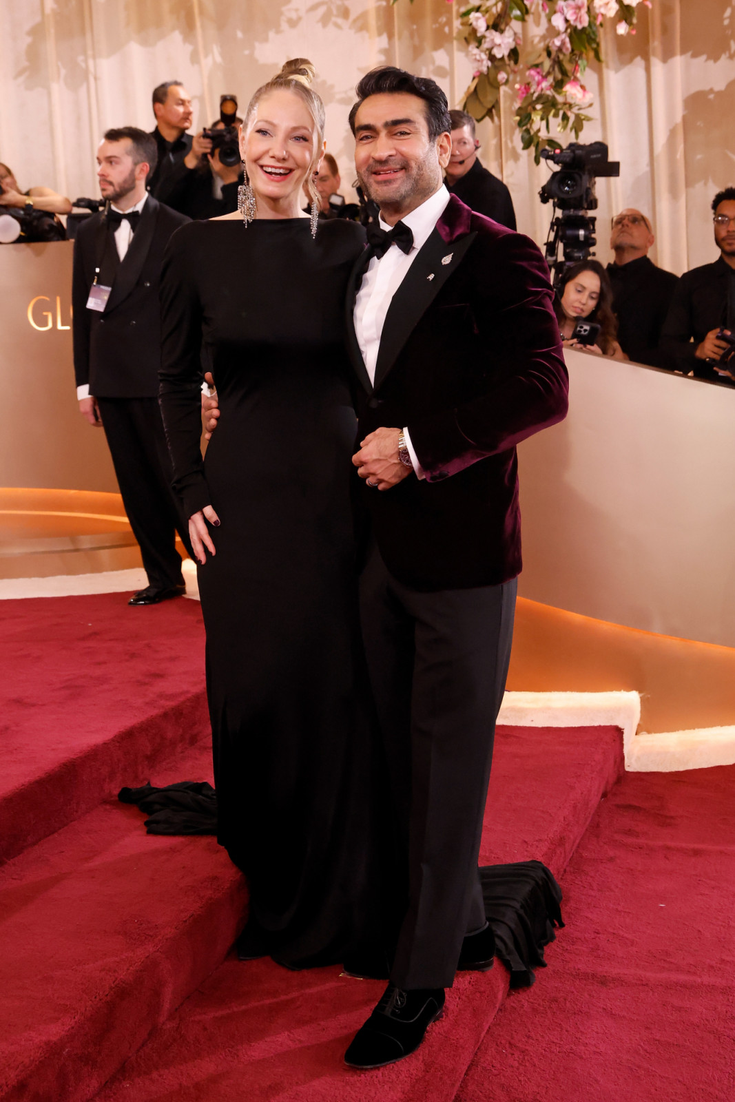 Emily V. Gordon and Kumail Nanjiani attend the 83rd annual Golden Globe Awards (Photo: Taylor Hill/FilmMagic)