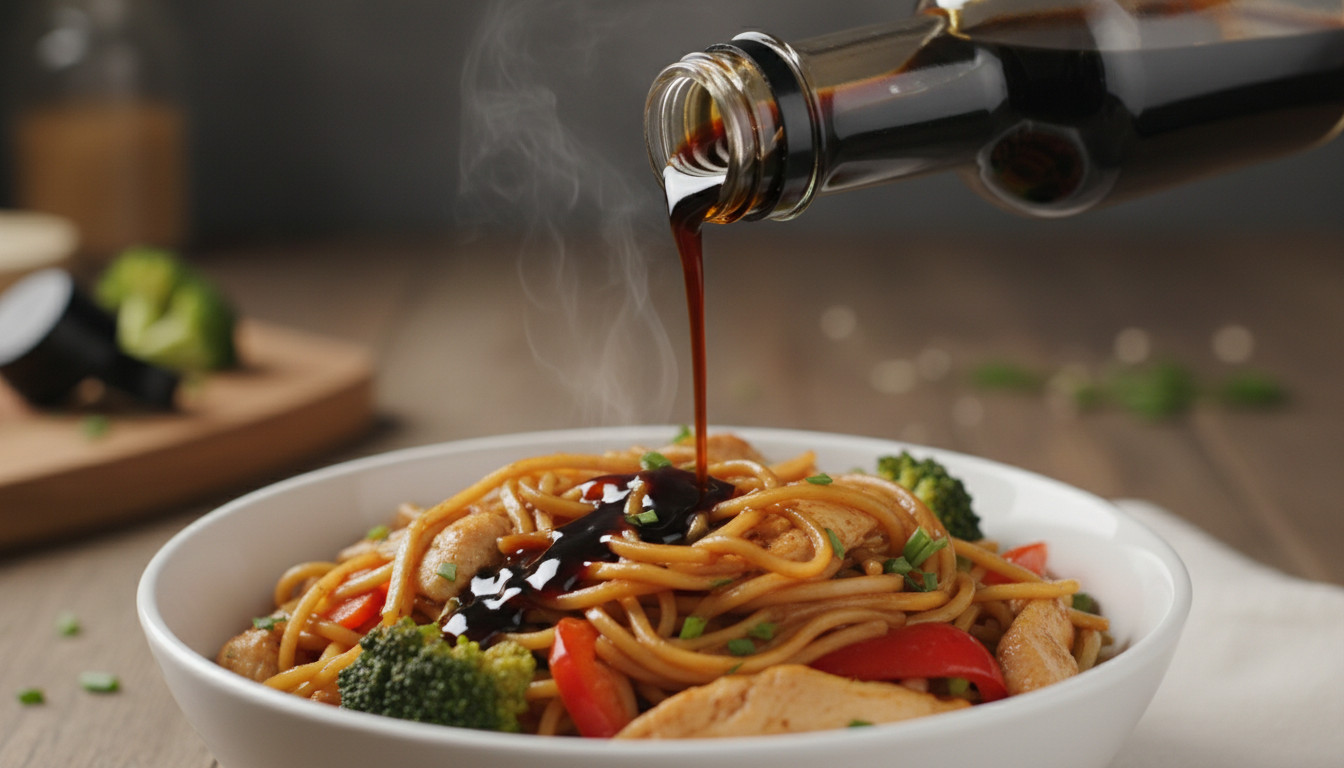Soy sauce adds umami and saltiness that can instantly lift underseasoned dishes (Photo: AI-generated)