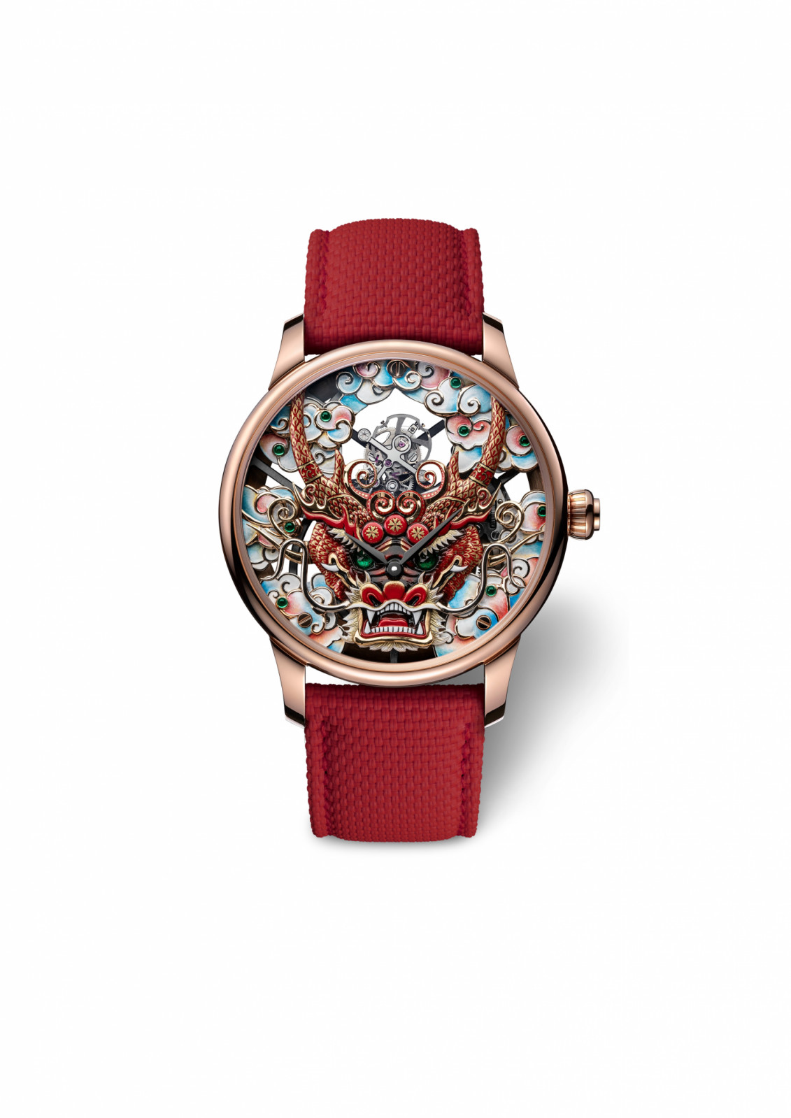 Jaquet Droz Tourbillon Skelet Red Gold – Dragon Mask