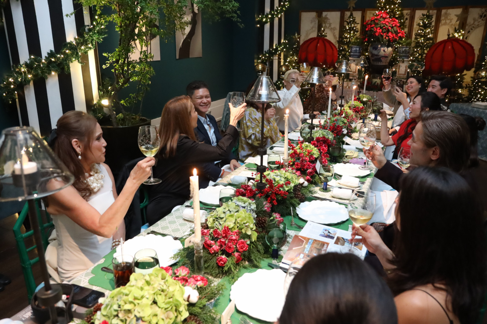 Rocio’s friends and family gathered to celebrate her Tatler cover
