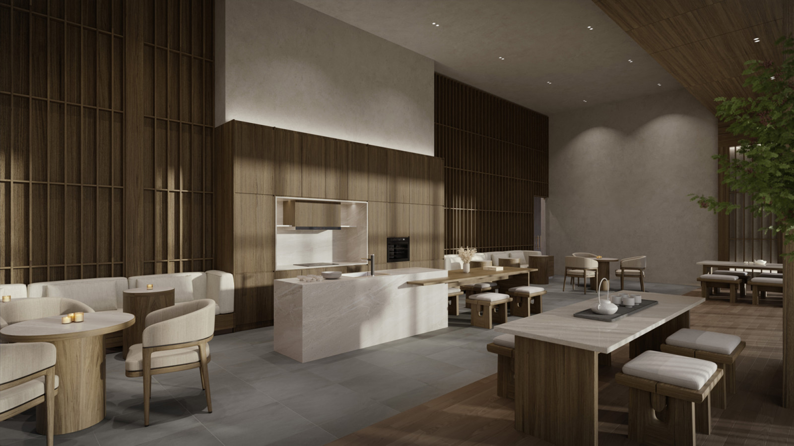 The Sky Dining area
