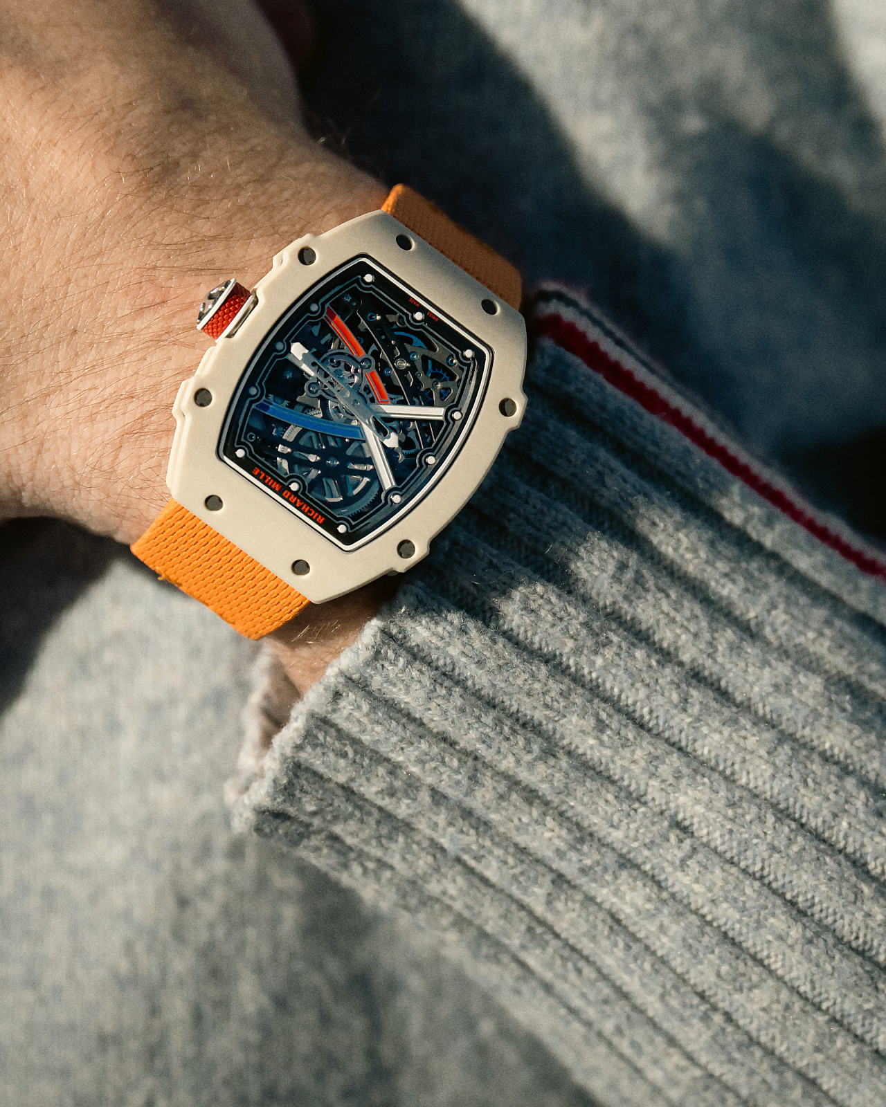 Richard Mille RM 67-02 Automatic Extra Flat, as worn by the brand’s newest ambassador, freestyle skier Arthur de Villaucourt