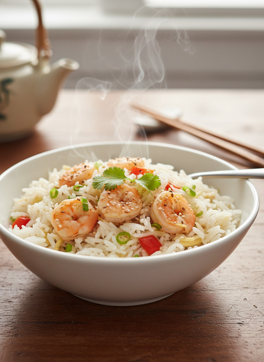 Shirataki rice - AI Generated image