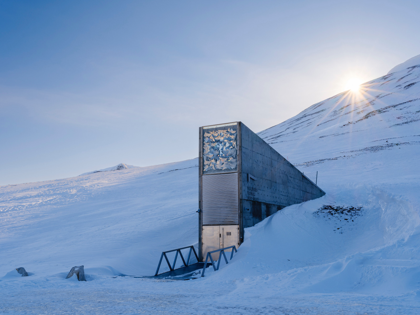 A secure Arctic repository storing duplicate seeds from around the world, restricted to authorised personnel (Photo: Martin Zwick/Reda/Universal Images Group via Getty Images)