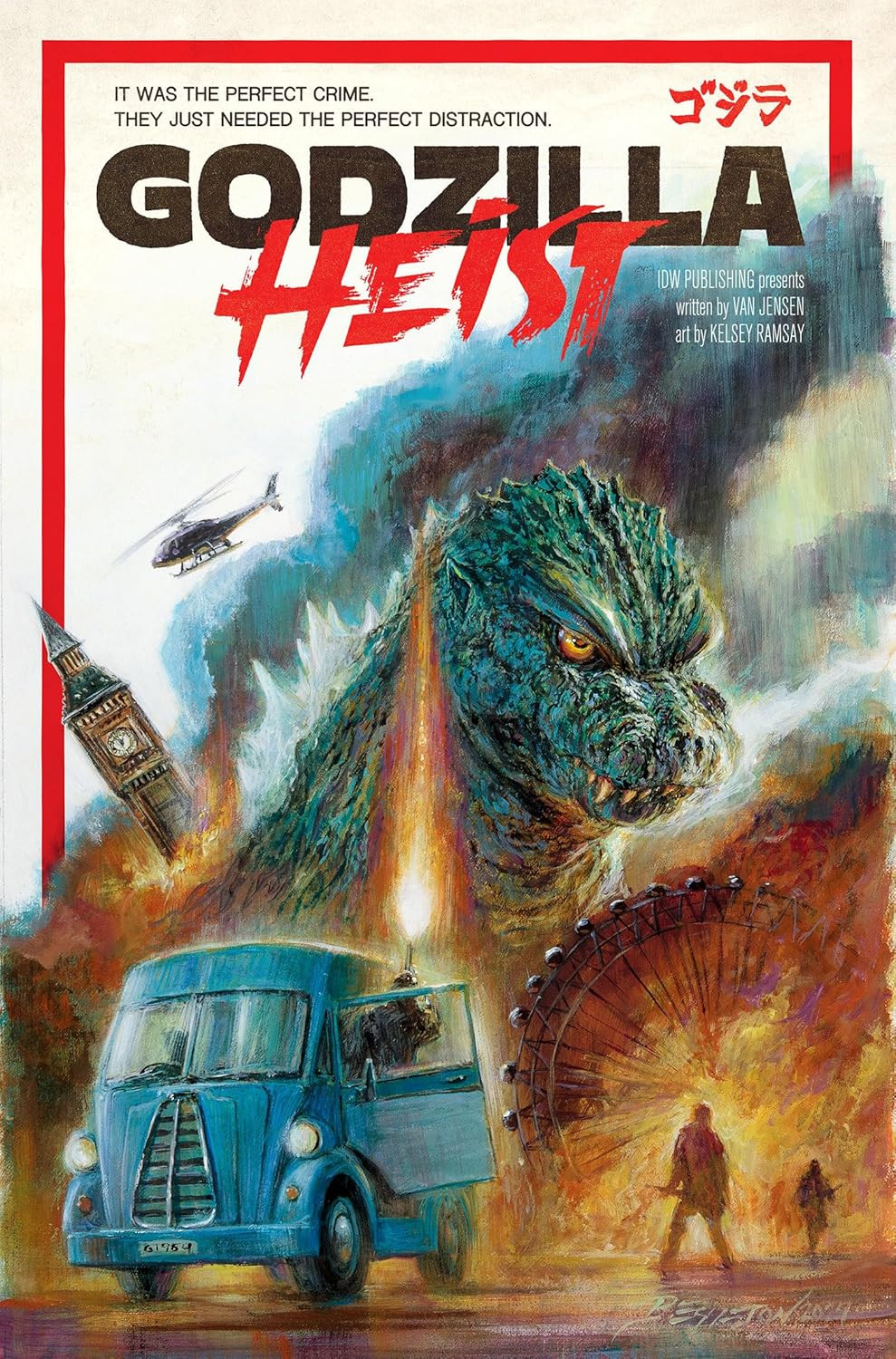 ‘Godzilla: Heist’ by Van Jensen (Photo: Idea & Design Works)