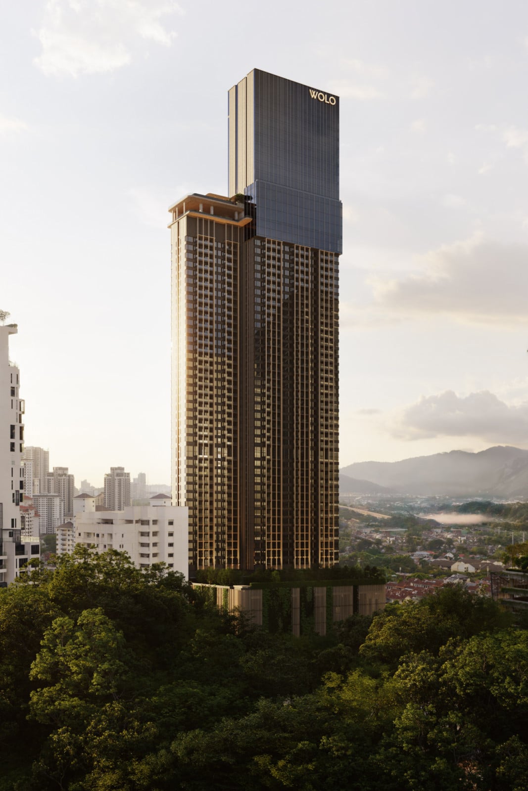 Wolo Mont Kiara KL is anchored by a boutique hotel and serviced residences