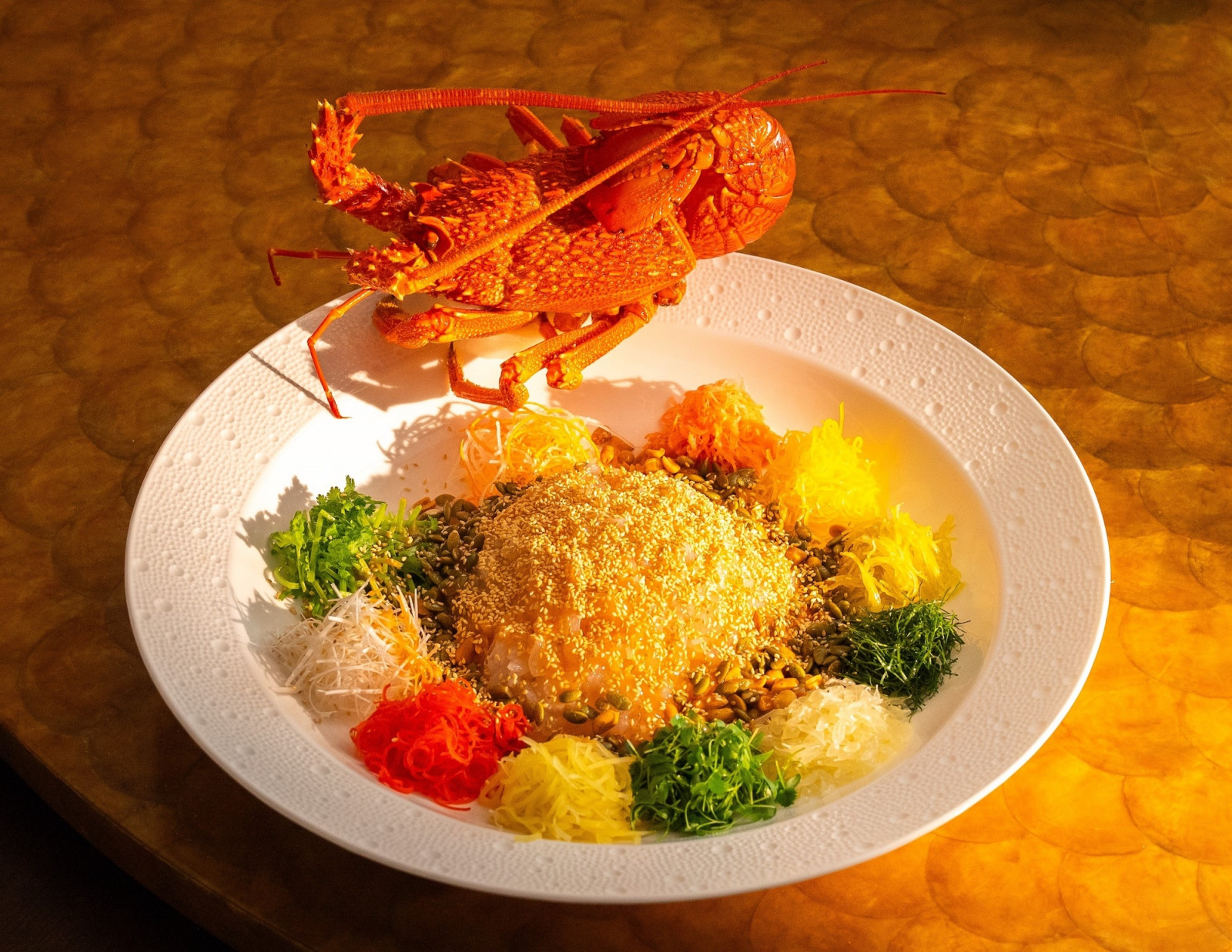 Cherry Garden’s lobster yu sheng for Chinese New Year 2026