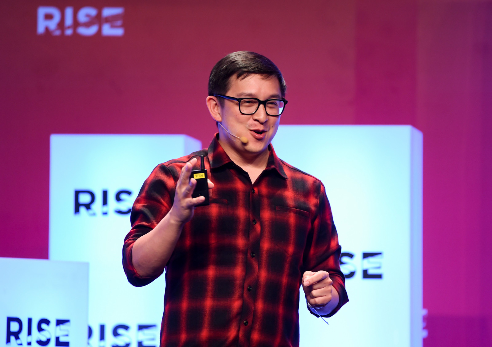 Lin spoke about how Twitch co-founders created the live streaming platform from scratch at Rise 2019 in Hong Kong (Photo: Getty Images)