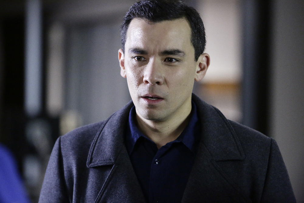 HOW TO GET AWAY WITH MURDER - “Who’s Dead” - Annalise receives a tip about A.D.A. Atwood that leads to a heated confrontation with Nate. Meanwhile, the deadly events leading up to Annalise’s house fire reveal who’s under the sheet, on the winter finale of “How to Get Away with Murder,” THURSDAY, NOVEMBER 17 (10:00-11:00 p.m. EST), on the ABC Television Network. (ABC/Nicole Wilder)CONRAD RICAMORA