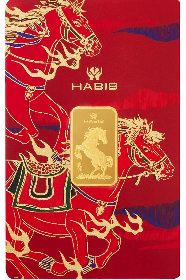 Habib’s Fiery Fortune gold bar