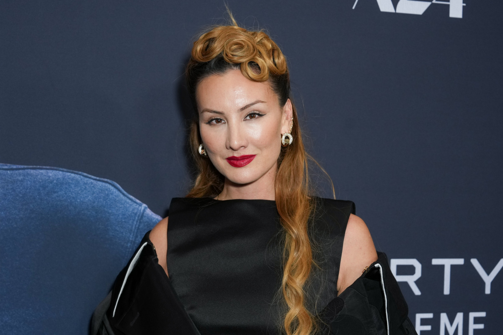 Miyako Bellizzi at A24's "Marty Supreme" New York Premiere on December 16, 2025 in New York, New York. (Photo by John Nacion/Variety via Getty Images)