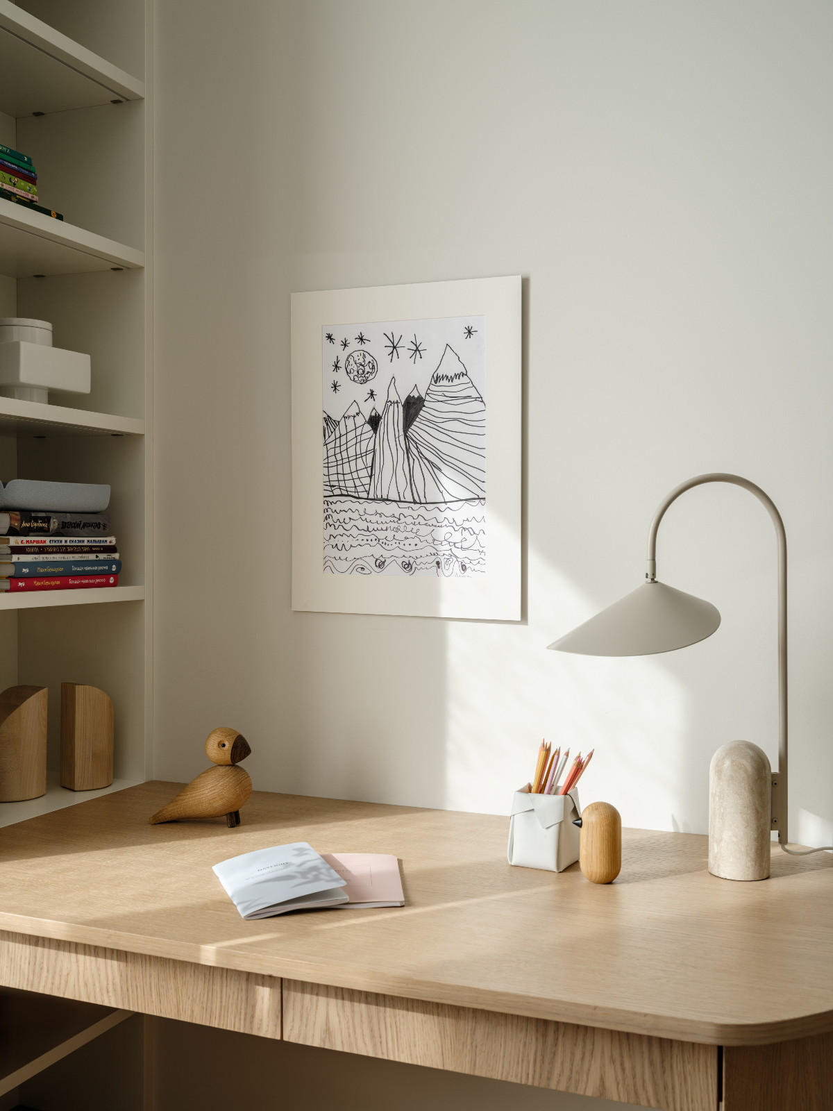 The children's room in a Korean-inspired home in Moscow, Russia by Inga Kordya