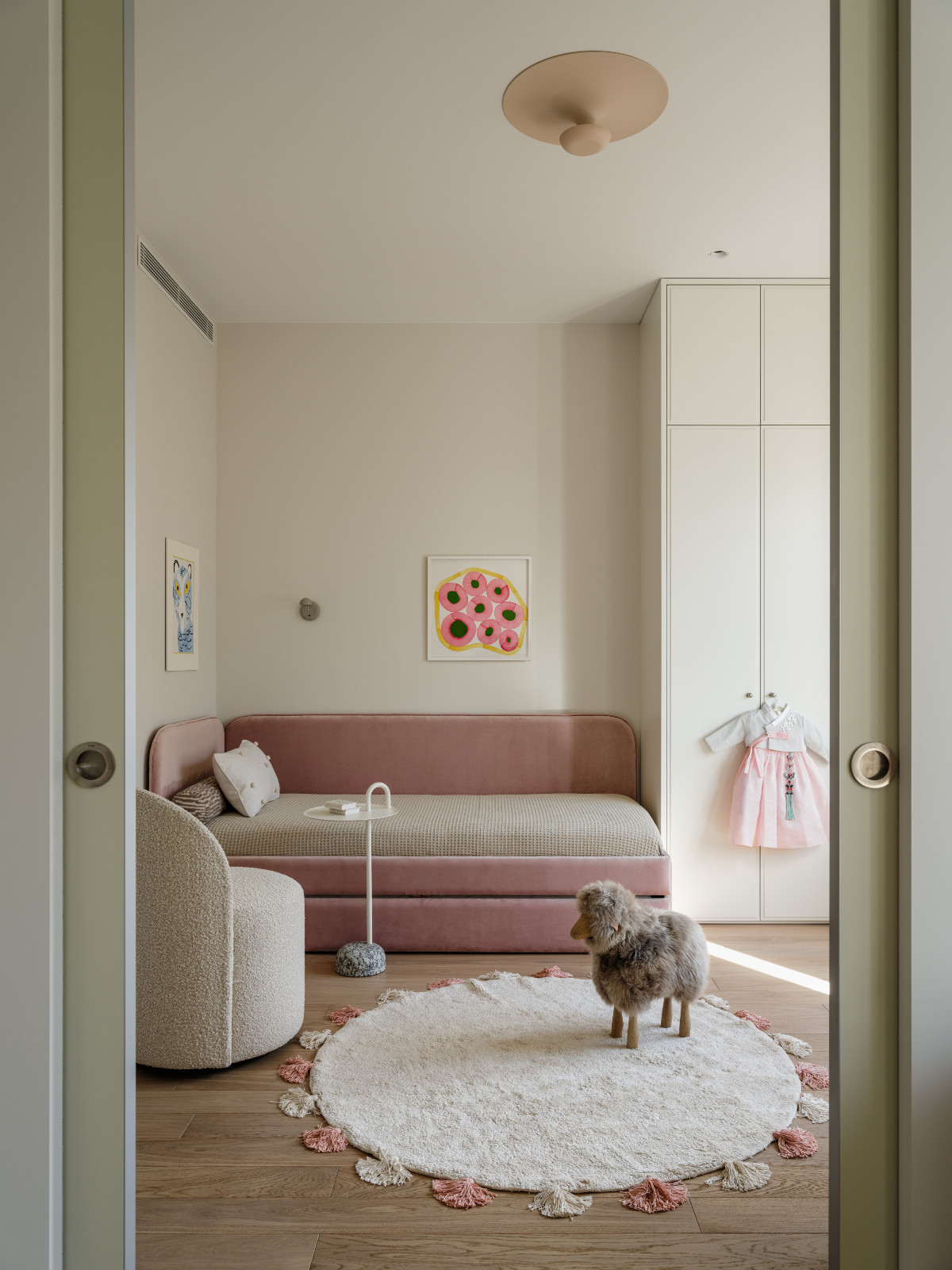 The children's room in a Korean-inspired home in Moscow, Russia by Inga Kordya