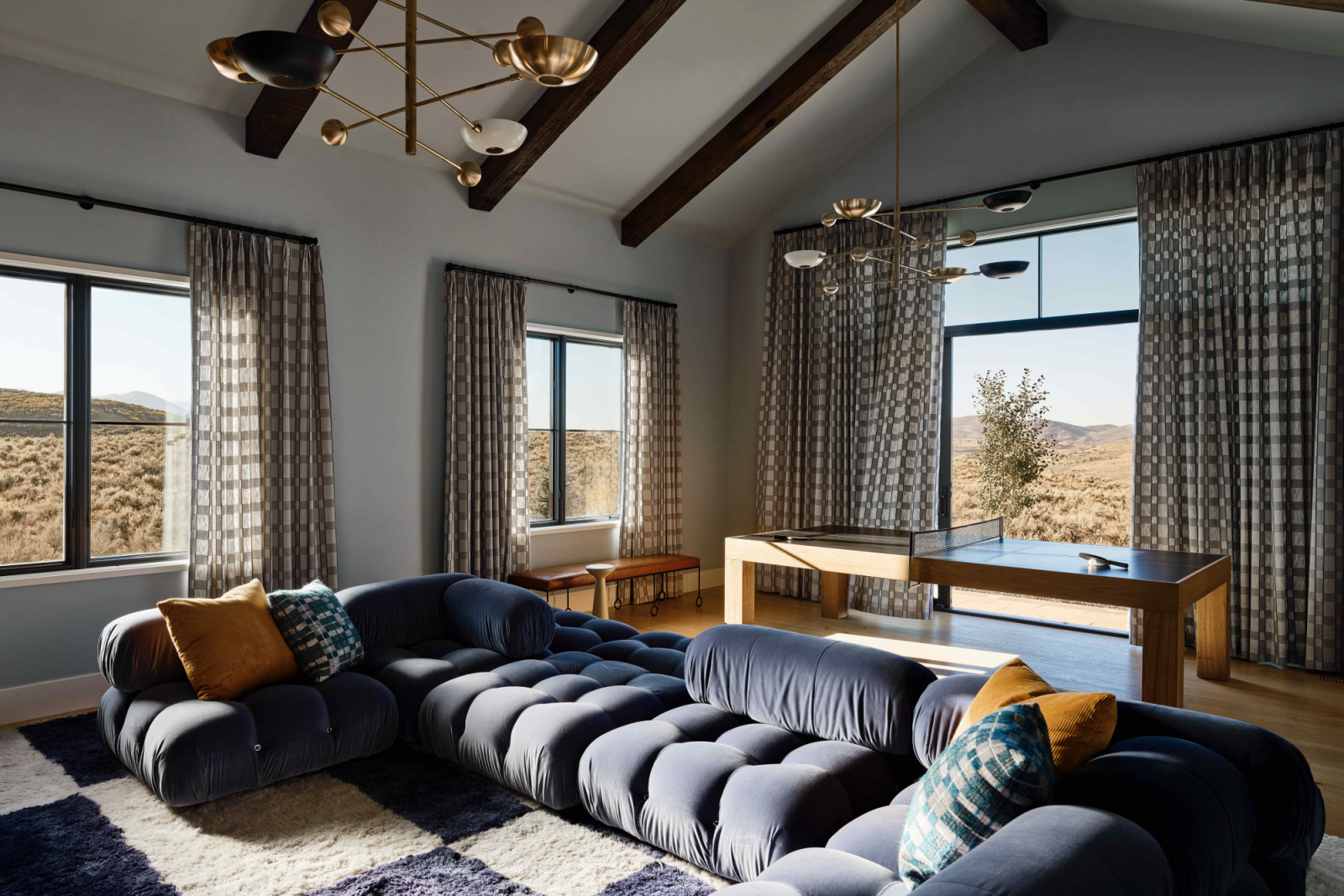 Warm, comfortable, and deeply connected to nature without resorting to the familiar tropes of mountain design