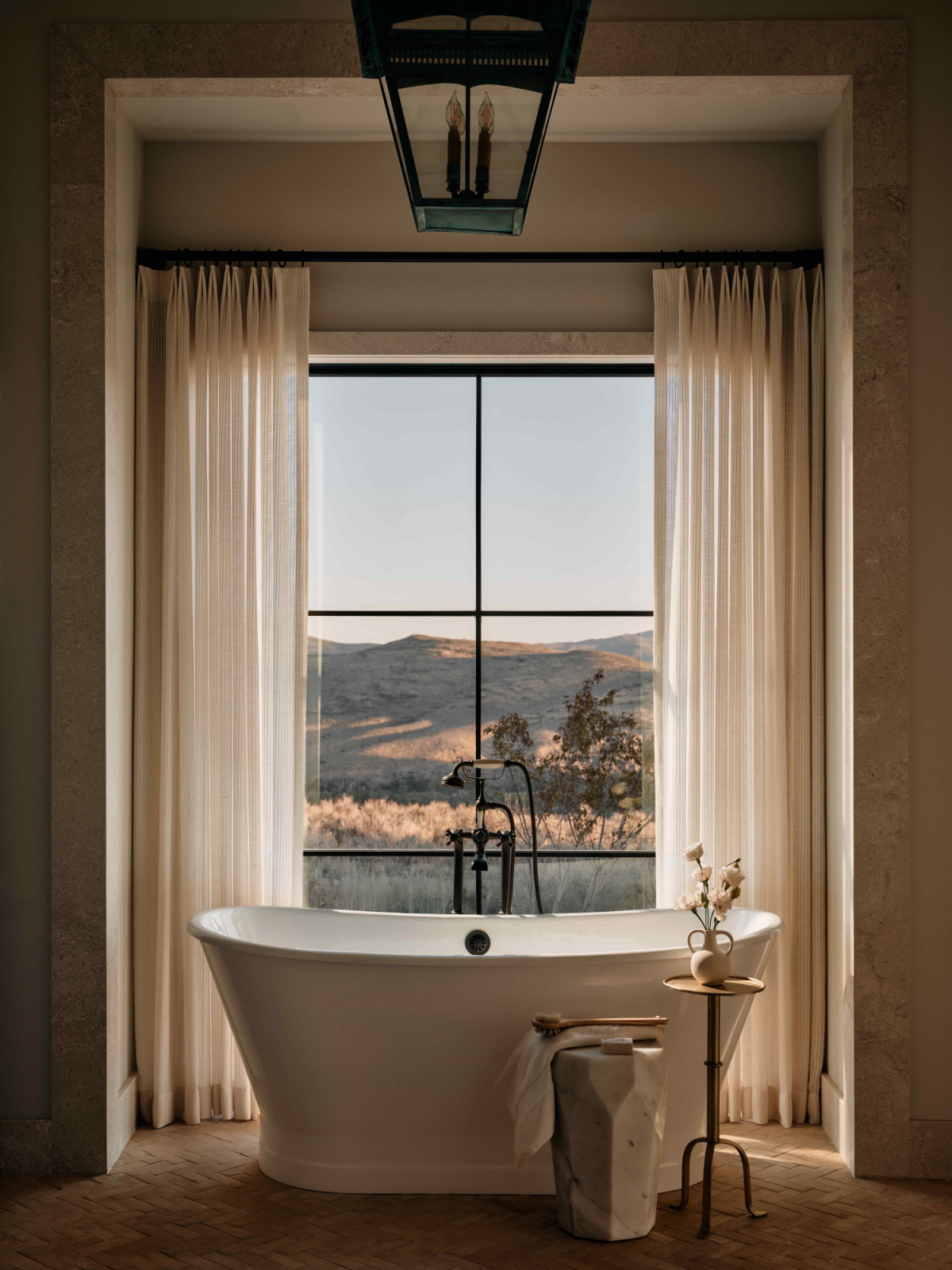 Framed with expanses of glazing to capture views