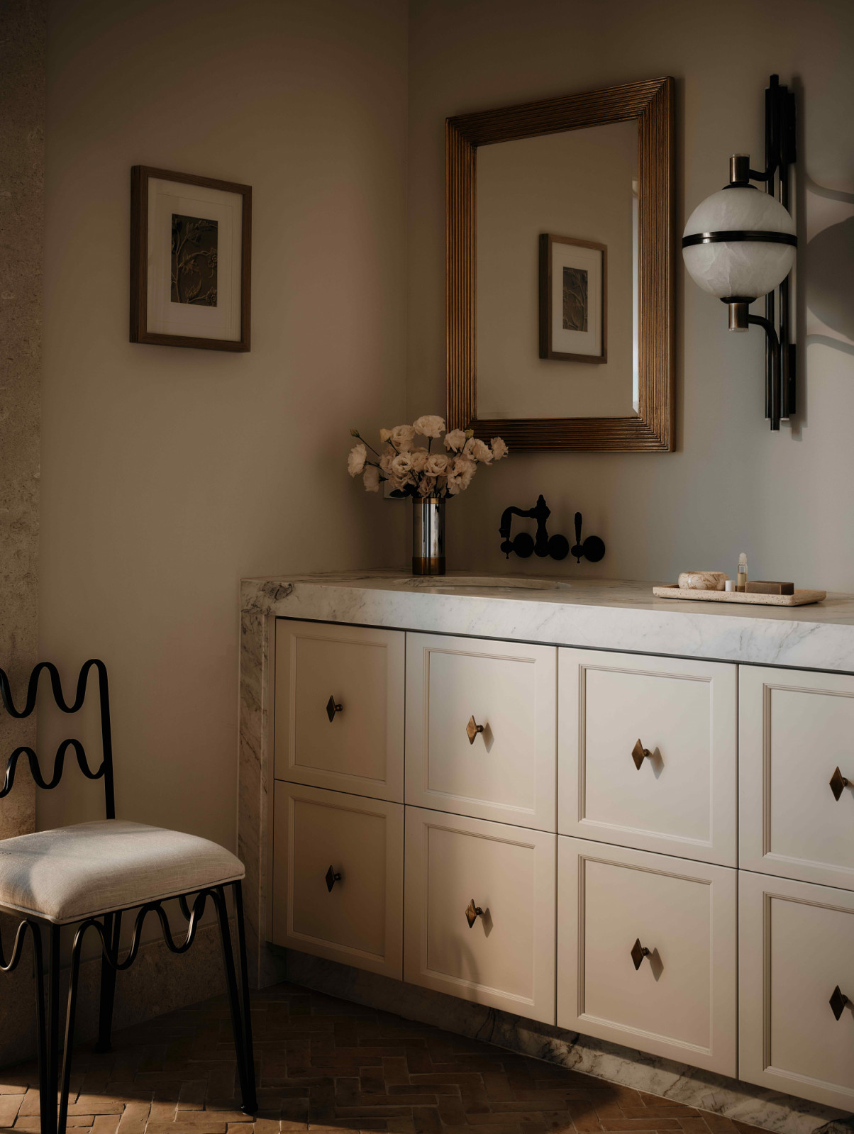 Defined by calming palettes and tactile materials