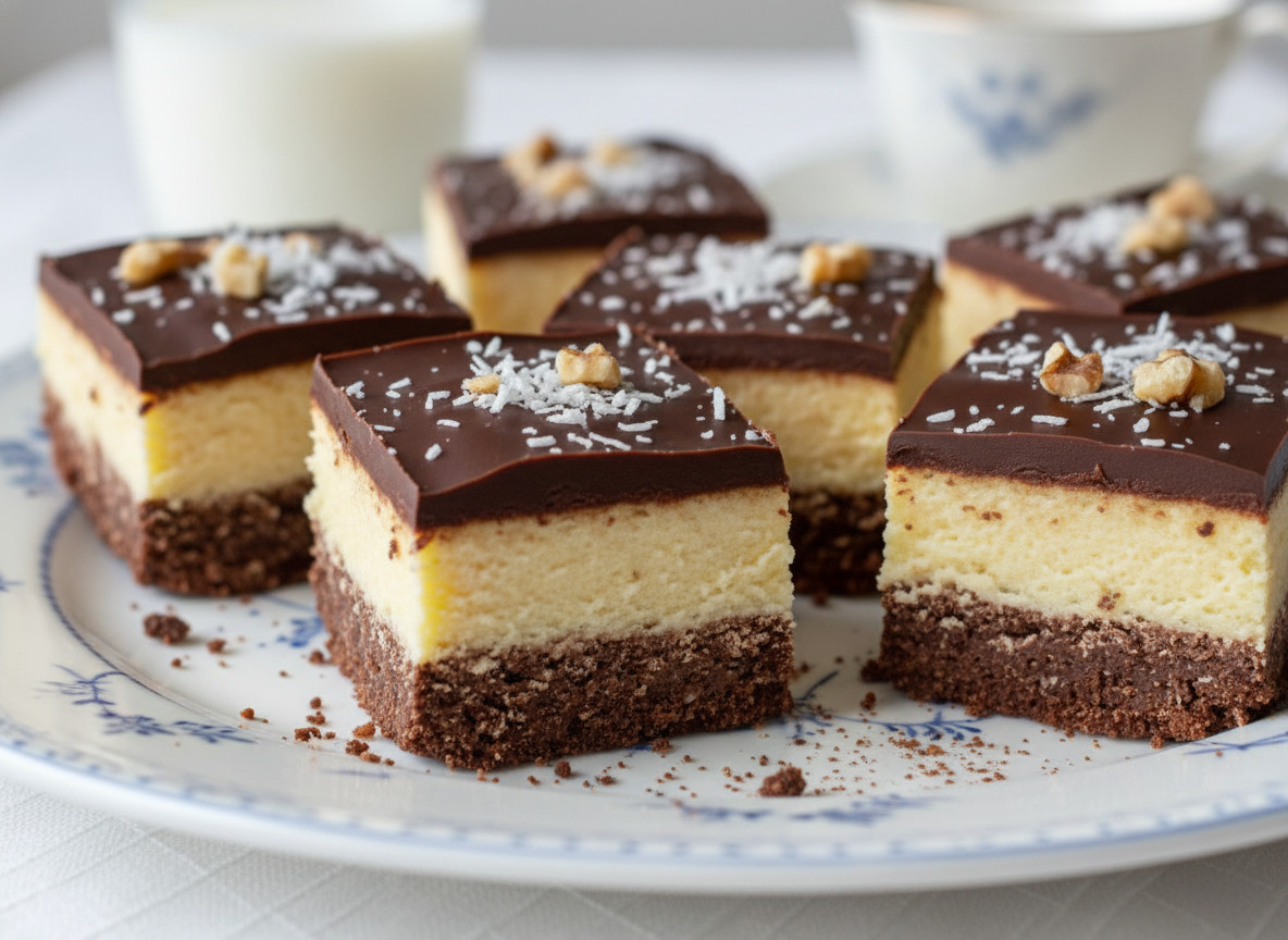 Nanaimo bars layer crumb, custard and chocolate into a no-bake dessert from British Columbia (Photo: AI-generated)