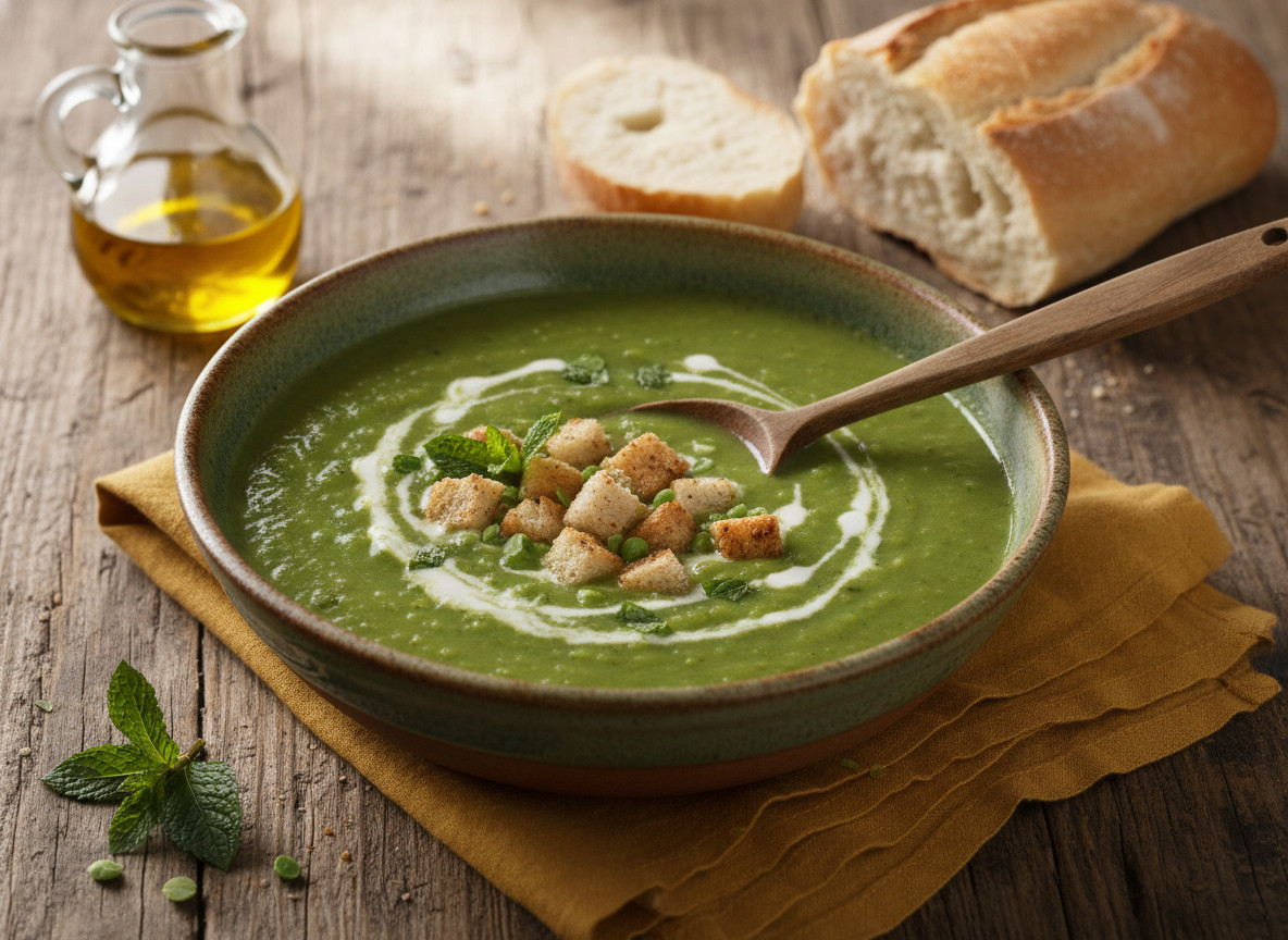 Pea soup, hearty and warming, reflects the long-standing winter traditions of Atlantic Canada (Photo: AI-generated)
