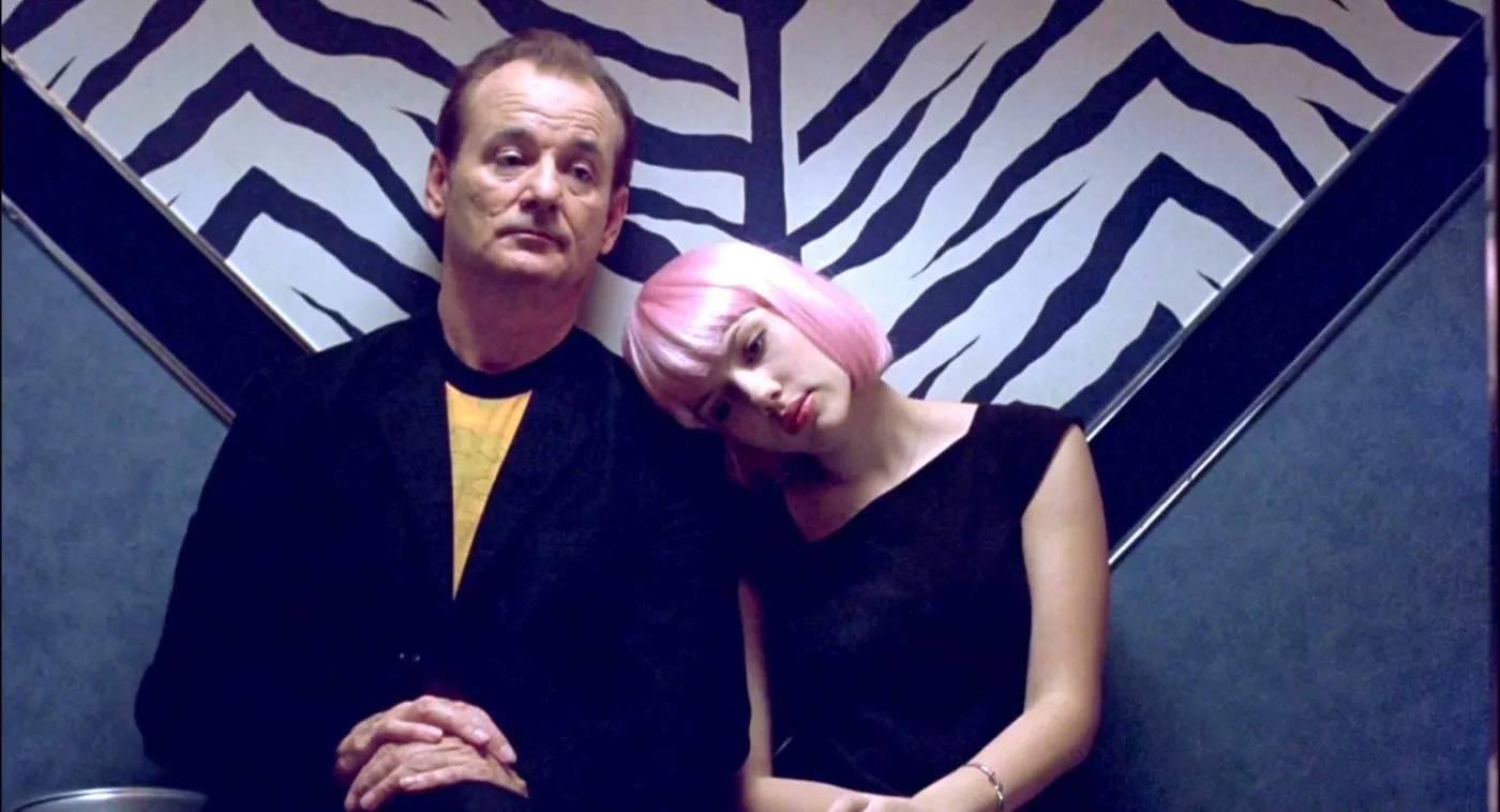 Bill Murray as Bob Harris and Scarlett Johansson as Charlotte in ‘Lost in Translation’