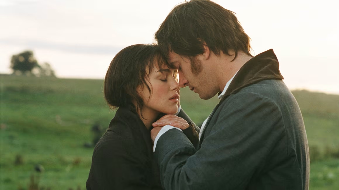 Keira Knightley as Elizabeth Bennet and Matthew Macfadyen as Mr Darcy in ‘Pride and Prejudice’ (2005)