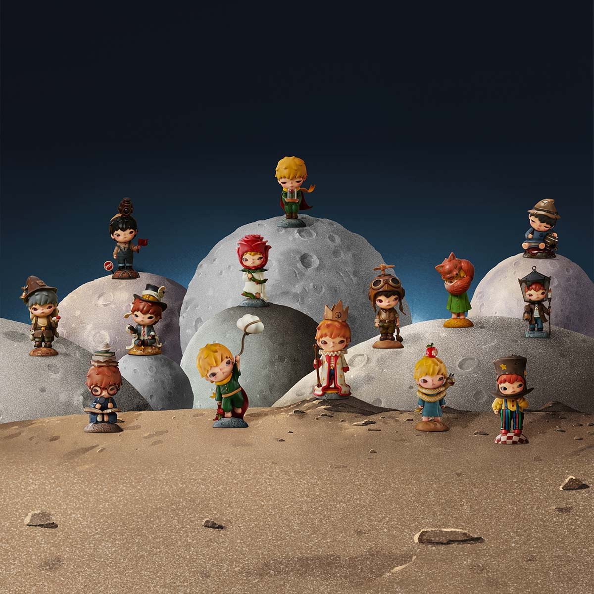Hirono × Le Petit Prince Series (2024) (ภาพ: Pop Mart)