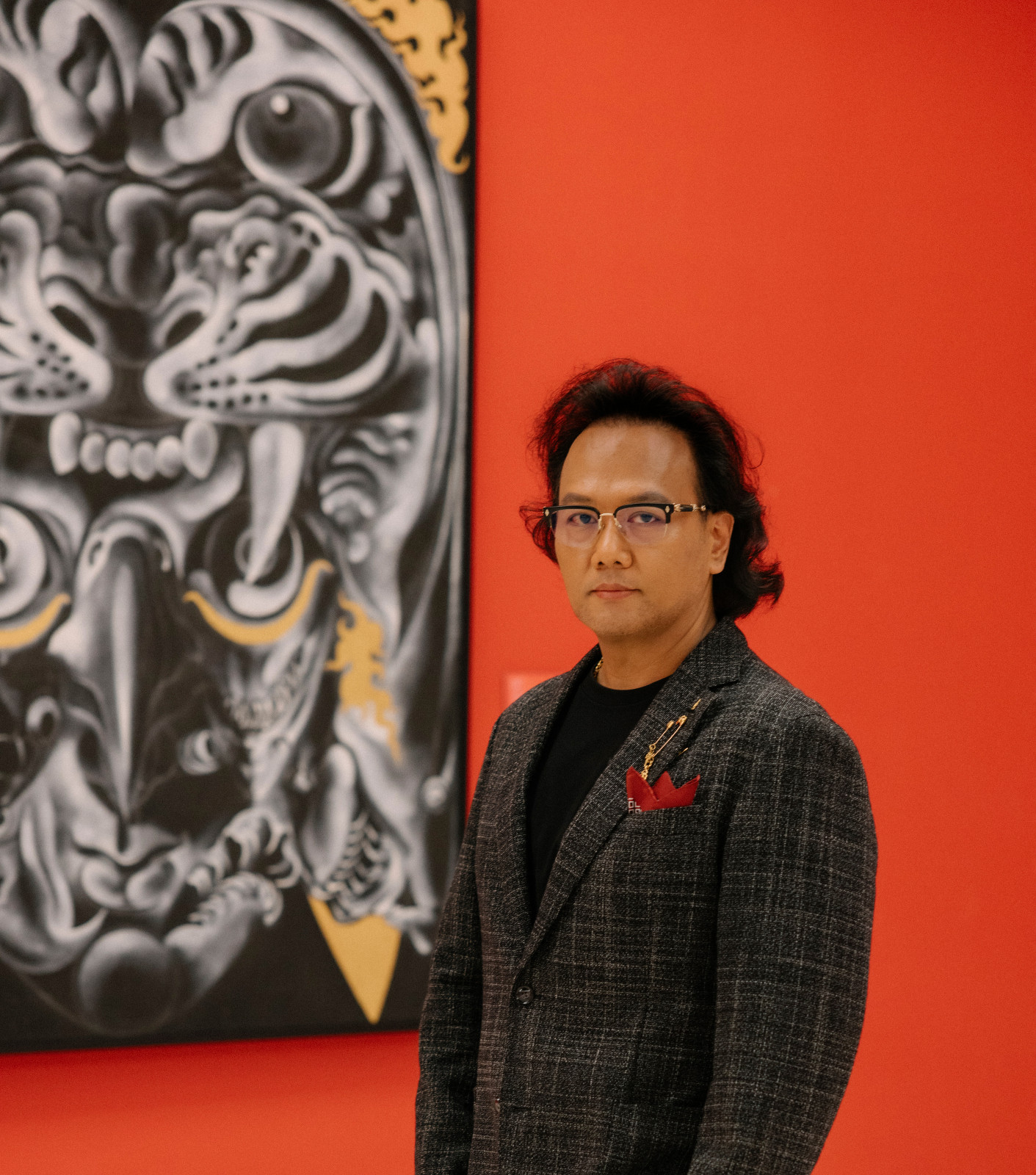 ดร.ดอยธิเบศร์ ดัชนี (ภาพ: Worapon Teerawatvijit, สถานที่: MOCA Bangkok)