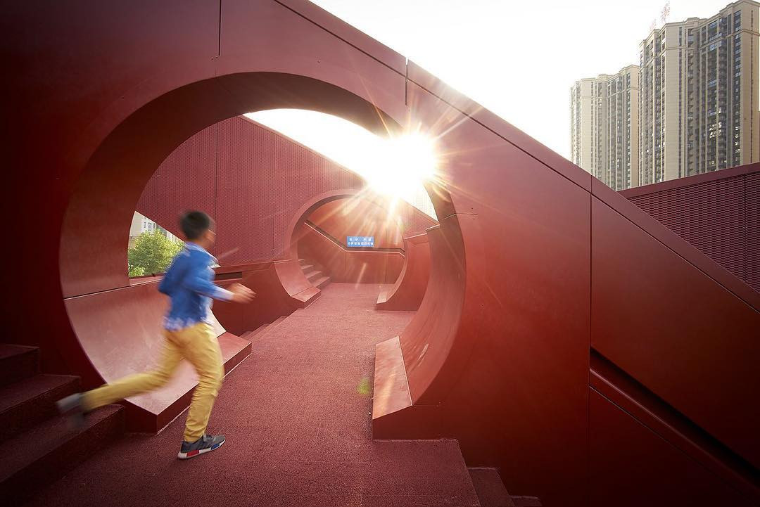 Its design references the symbolism of Chinese knotting, where knots represent luck and prosperity (Photo: Instagram / @nextarchitects)