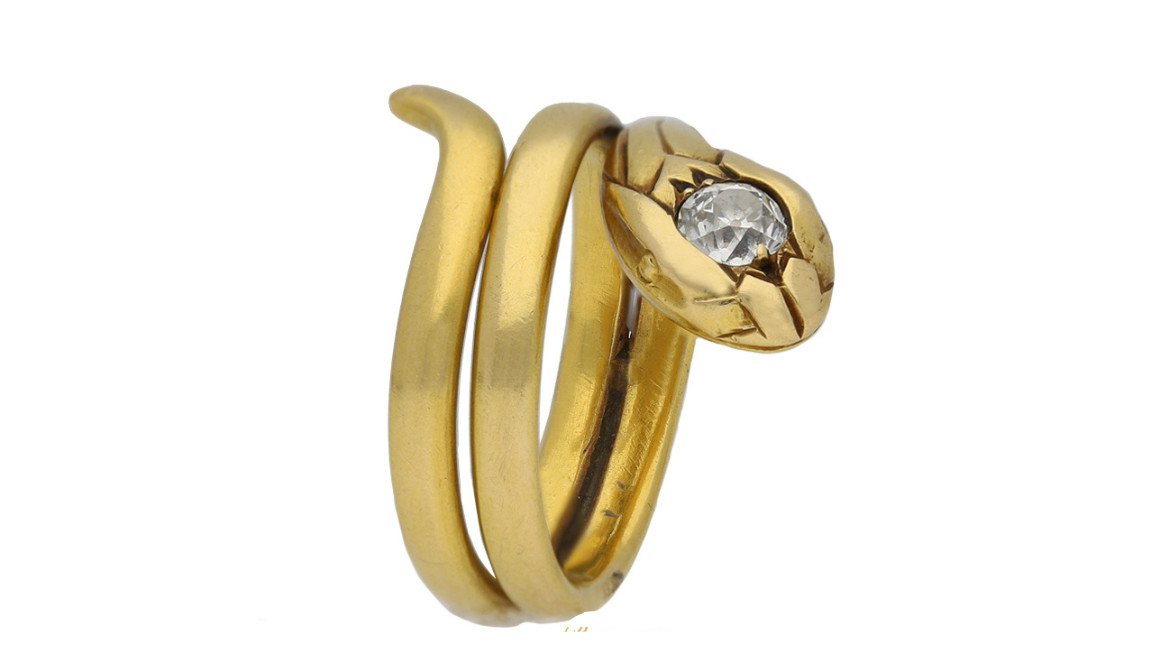 A snake inspired divorce ring (Photo: courtesy of Berganza)
