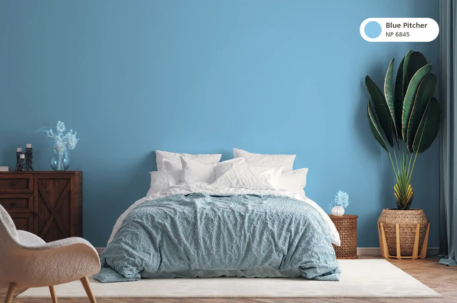 For tigers, Blue Pitcher would suit for bedrooms