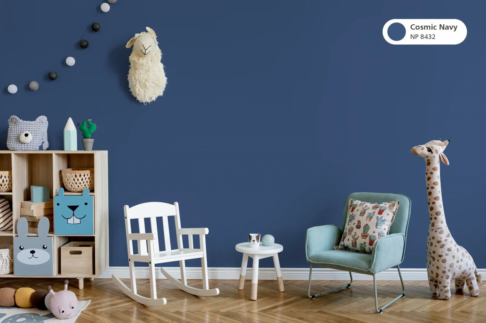 Cosmic Navy is a steadying colour for rabbits