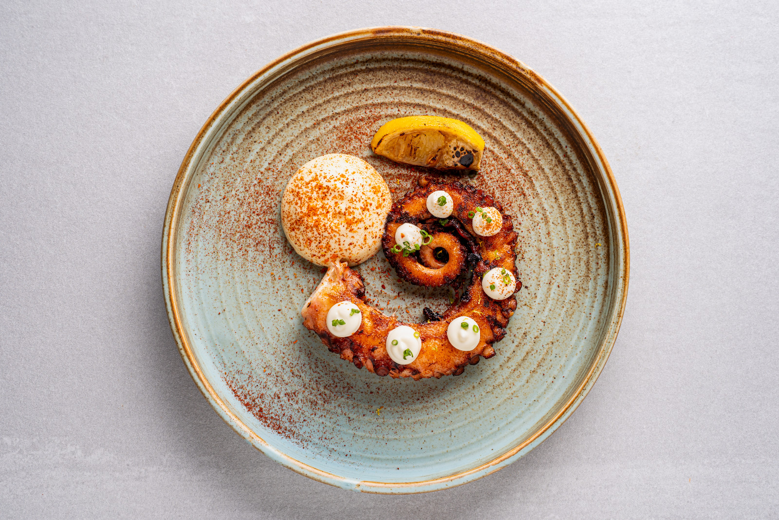 Tender pulpo from Got Soul, a community listening space in BGC